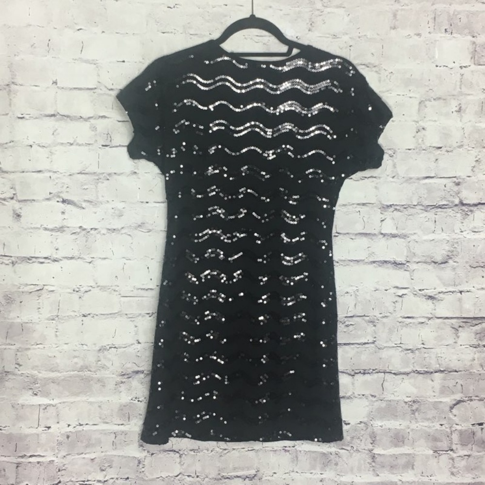 Sequence Casual Black Tee Dress - Picture 6 of 6